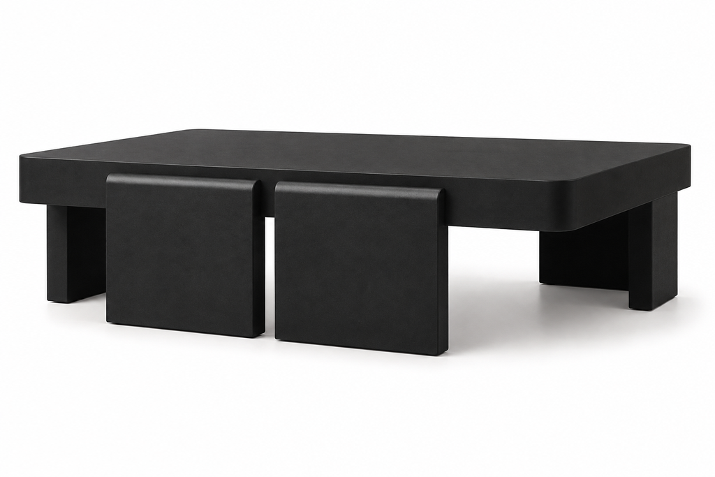Nova - Table basse carré en aluminium