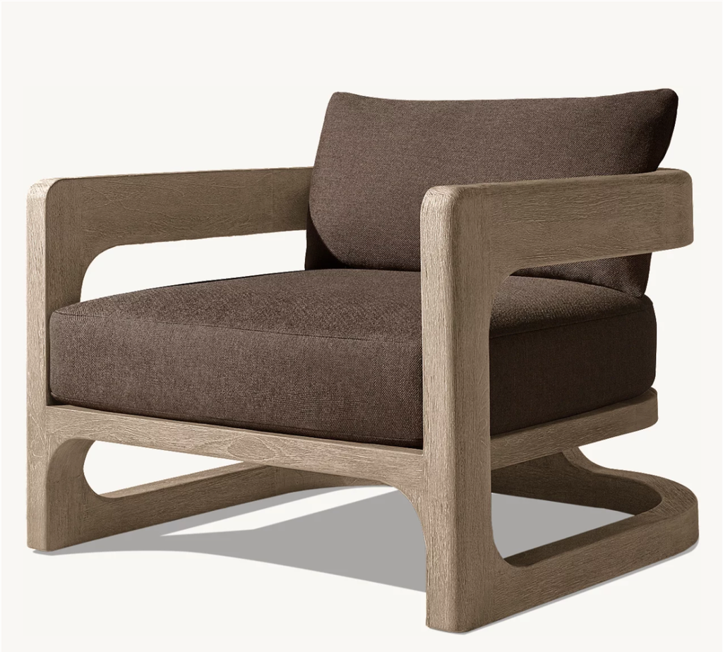 Somos - Fauteuil lounge en Teck