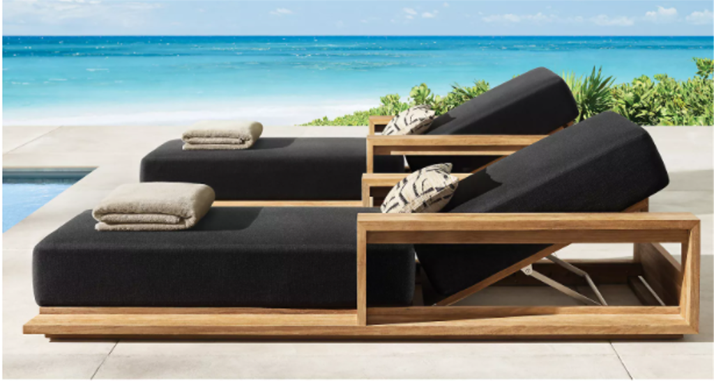 Julia - Chaise lounge extérieure