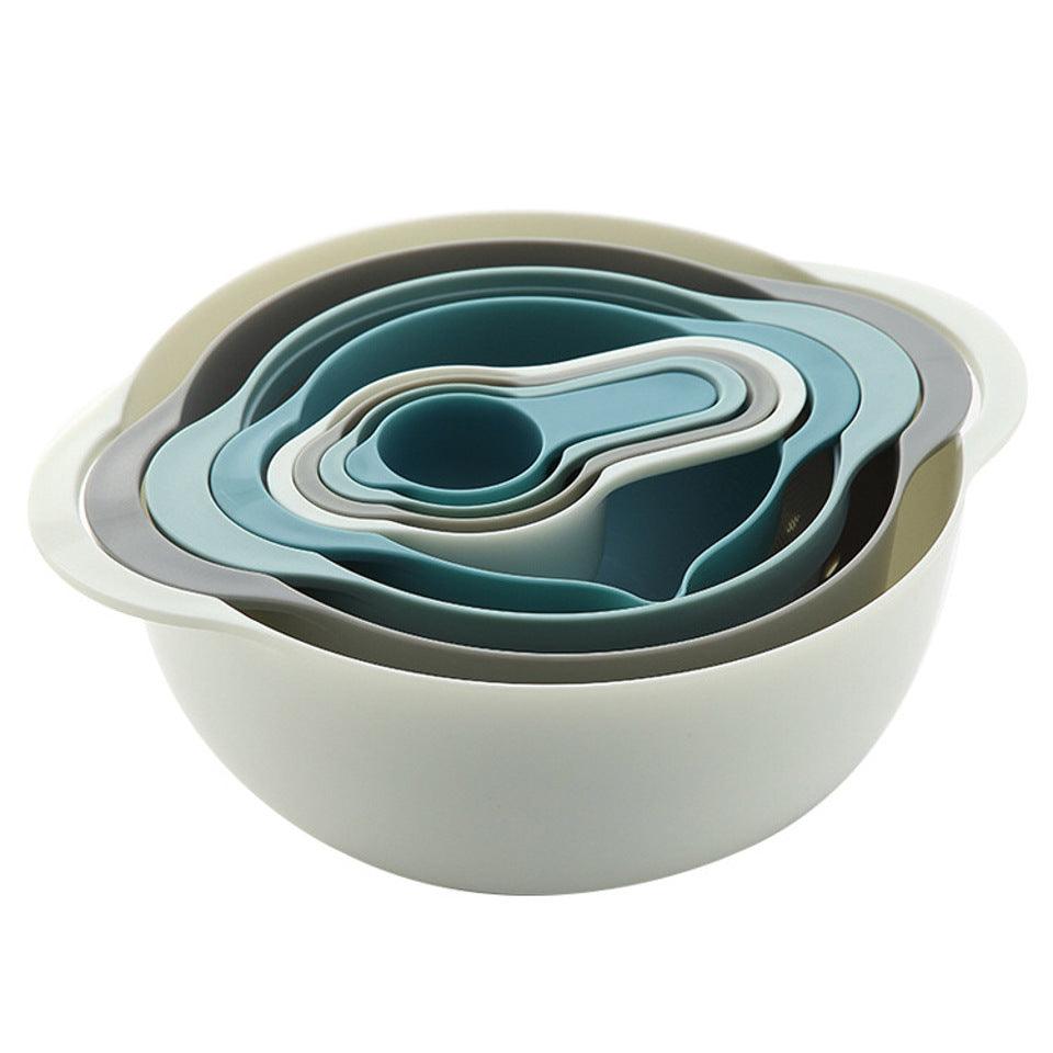 Mixing bowl and measuring cup