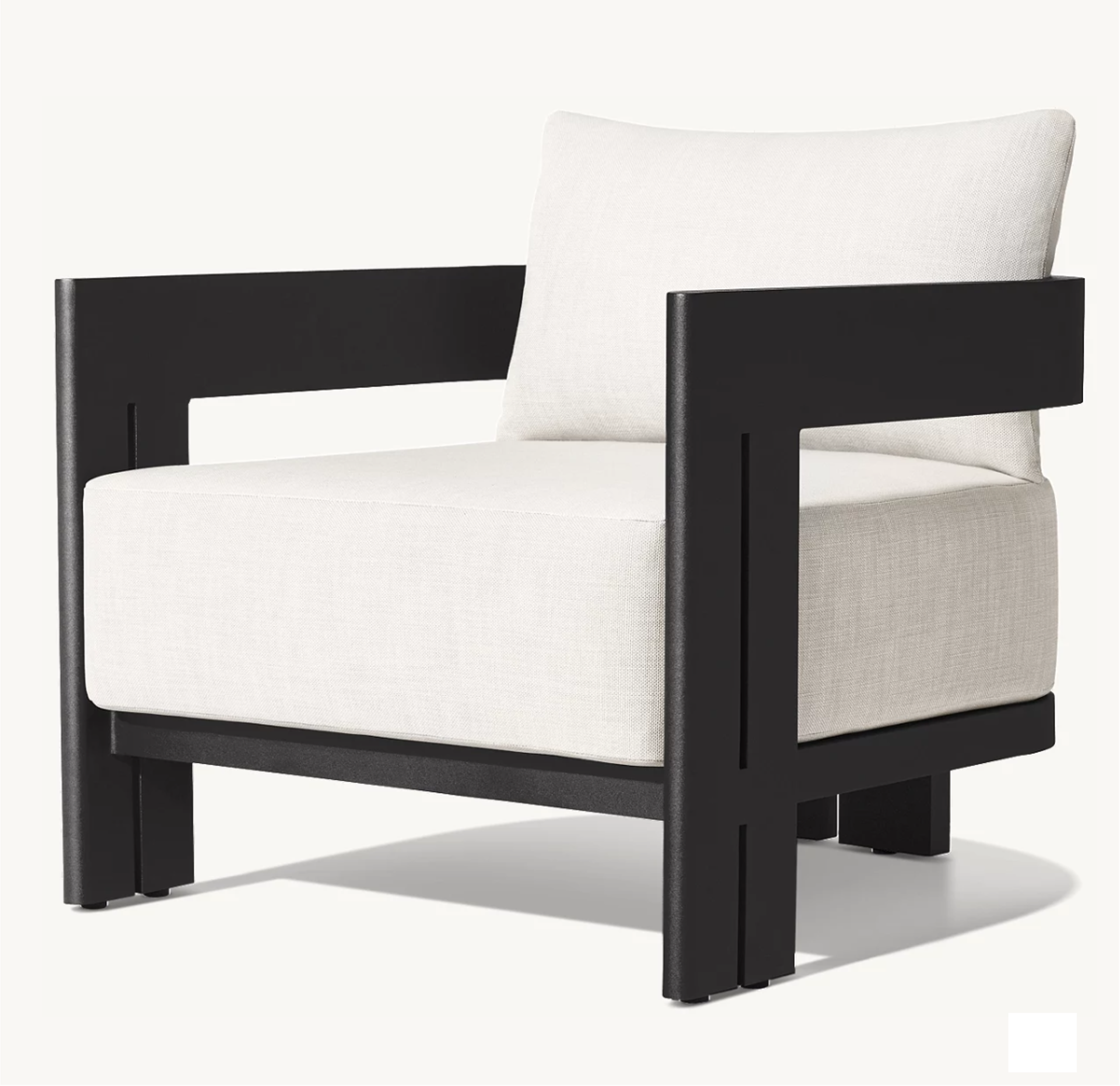 Valence - Fauteuil lounge en aluminium