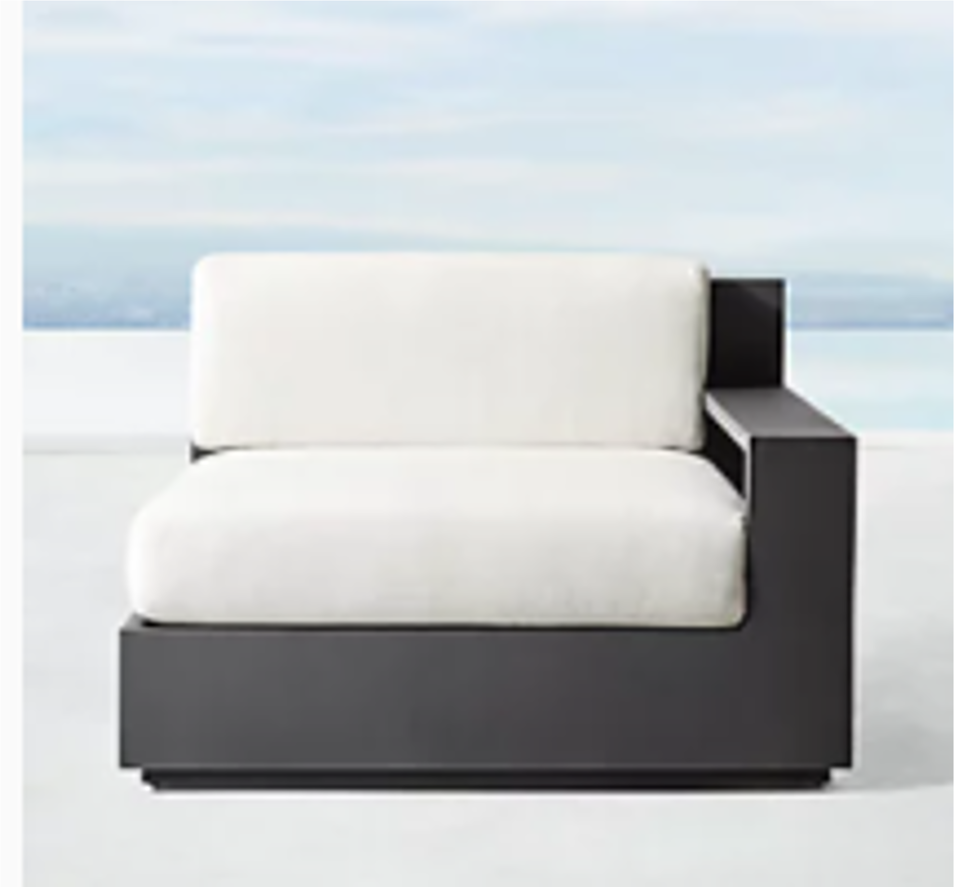 Alba - Fauteuil modulaire avec bras droit 